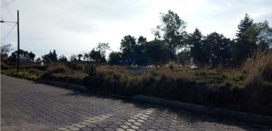 VENTA DE TERRENO CON VISTA A LOS VOLCÁNES EN SAN LUCAS CUAUHTELULPAN