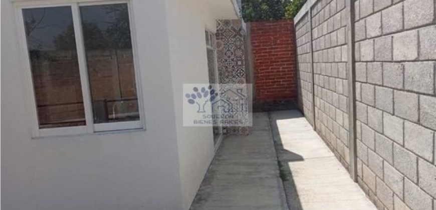 RENTA DE CASA AMUEBLADA 2 HABITACIONES EN SAN DIEGO METEPEC