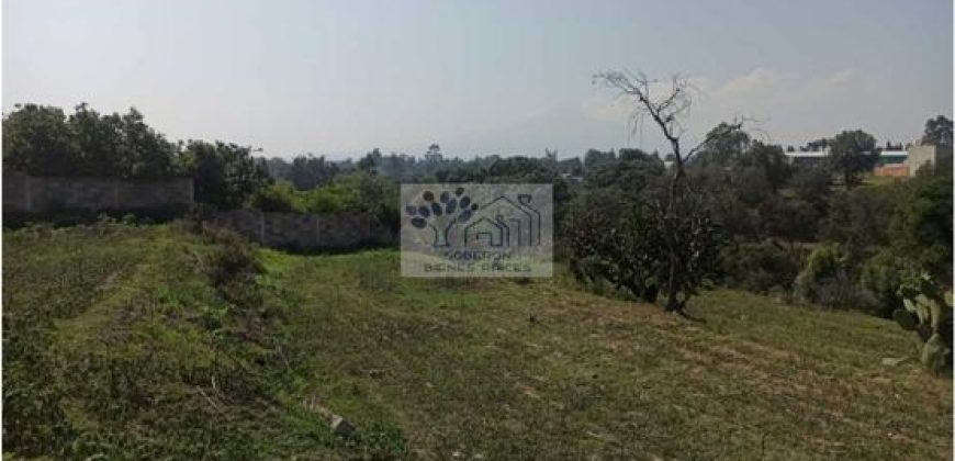 VENTA DE TERRENO CON 4 TERRAZAS EXCELENTE VISTA PANORÁMICA A VOLCANES