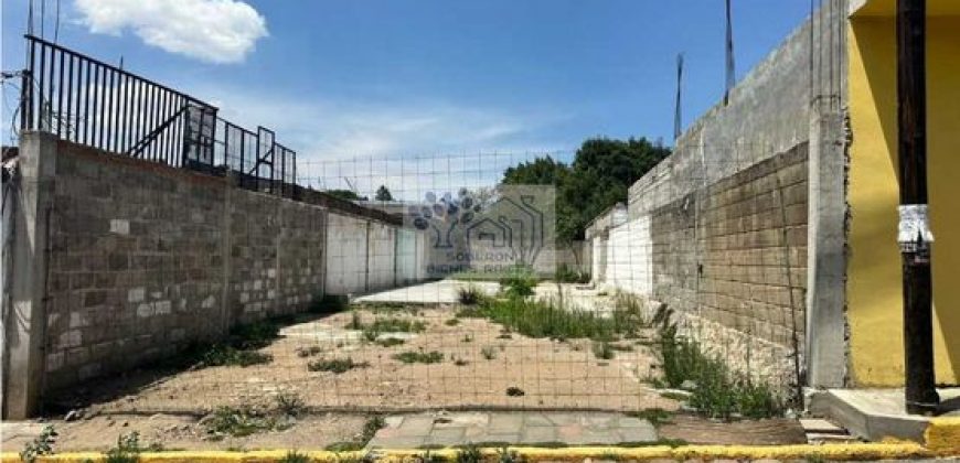 VENTA DE TERRENO A CUADRA Y MEDIA DE SANTA CRUZ TLAXCALA