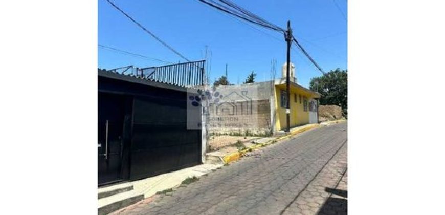 VENTA DE TERRENO A CUADRA Y MEDIA DE SANTA CRUZ TLAXCALA